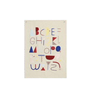 Alphabet Fabric Poster