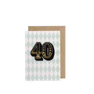 40 Diamond, Birthday Greeting Card