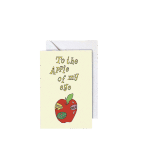 Apple of my Eye, Greeting Card