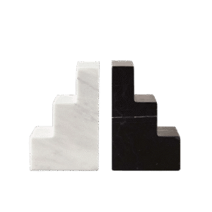 Bookend Stair Cube - Marble