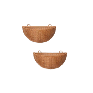 Braided Wall Pockets - Set of 2