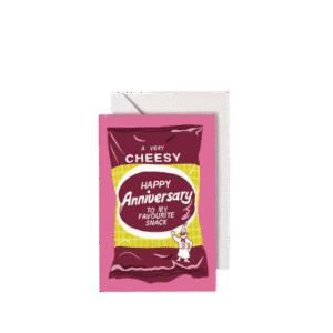 Cheesy Anniversary, Greeting Card