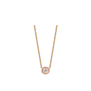 Cirque Necklace Enamel, Pink