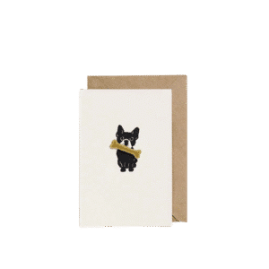 Bull Dog, Open Greeting Card