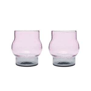 Bump Short Glasses, Set of 2