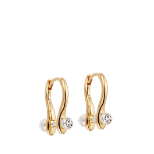 Gold & Silver Aurora Hoop Earrings