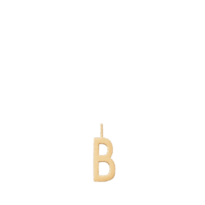 Gold Letter Charm 16mm