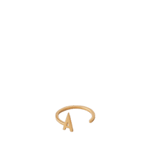 Gold Letter Ring