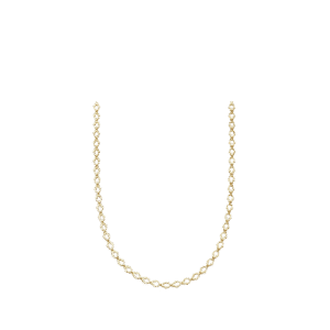 Hamsa Chain Biography Necklace, Gold