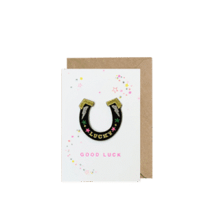 Good Luck Horseshoe, Greeting Card
