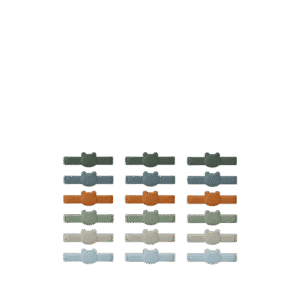 Gonzo Bag Clips 18-pack, Mr. Bear