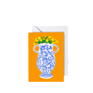 Grazzi mill-Qalb (Vase), Greeting Card