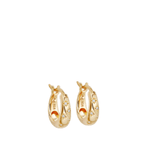 Gold Celestial Mini Tiny Star Huggie Earrings