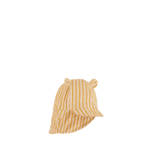 Gorm Reversible Sun Hat, Stripe: Peach/Sandy/Yellow Mellow