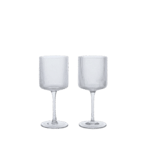 Ripple White Wine Glasses - Set of 2