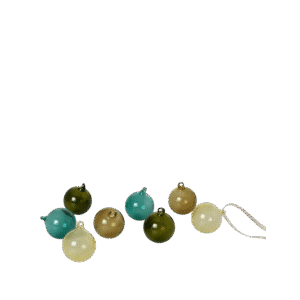 Glass Ornaments  S - Set of 8