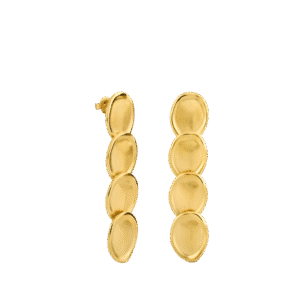 Cala Long Golden Earrings