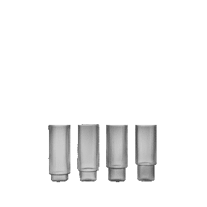 Ripple Long Drink Glasses - Set of 4