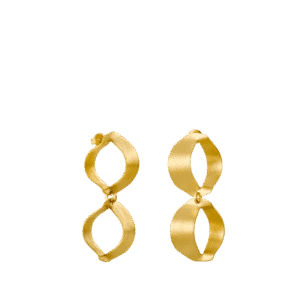 Xaluc Double Golden Hoops